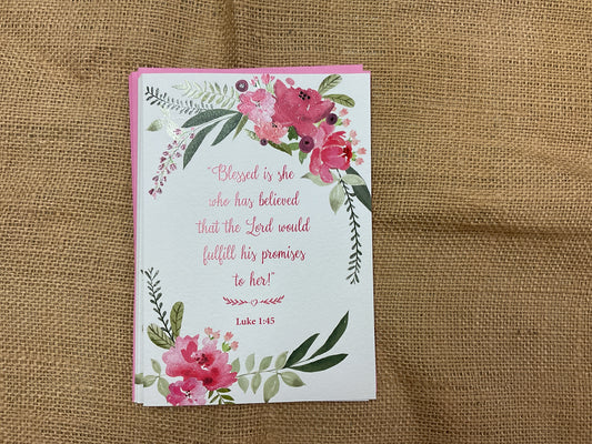 Blessed is she who has believed * religious*  - Mother’s Day Cards
