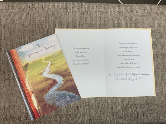 Son *Religious* - Father’s Day Card