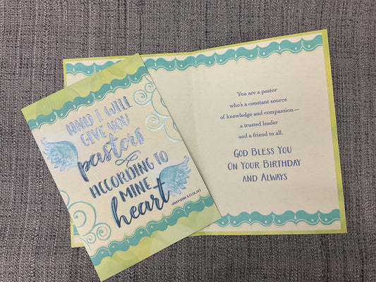 Pastor - Birthday Card