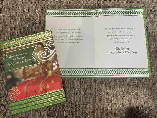 Brother-in-Law Christmas Card