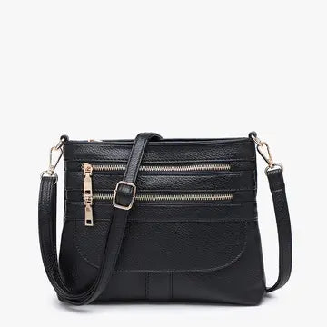 Octavia Crossbody w/ Multi-Zip Compartments