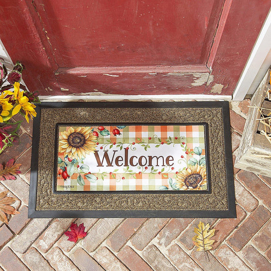 Farmhouse Fall Wreath Sassafras Switch Mat