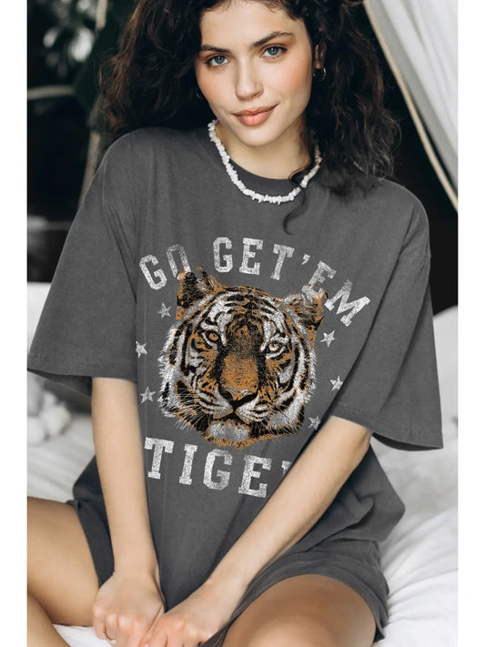 Go Get Em Tiger - Oversized Unisex Top