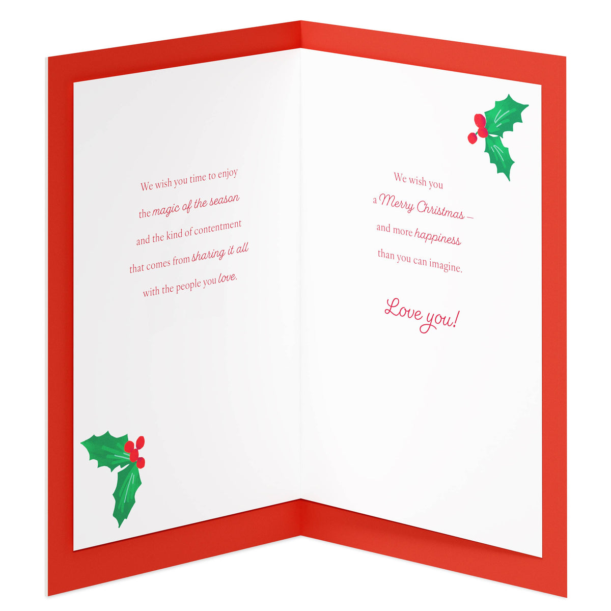Wonder & Joy Daughter Christmas Greeting Card