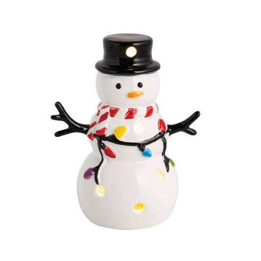 Snowman LED Light-Up Sitter