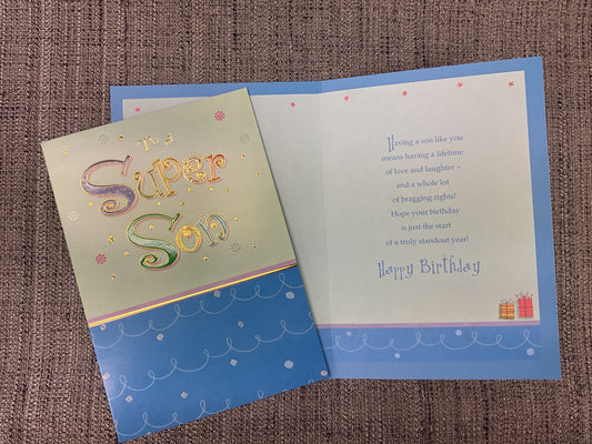 Son - Birthday Card