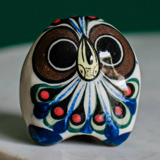 Ceramic Mini Owl Figurine