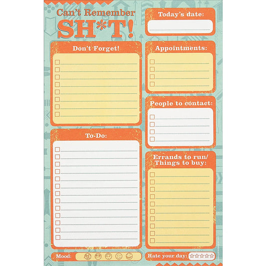Can't Remember Sh*T Note Pads