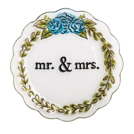 Mr. & Mrs. Flower Platter