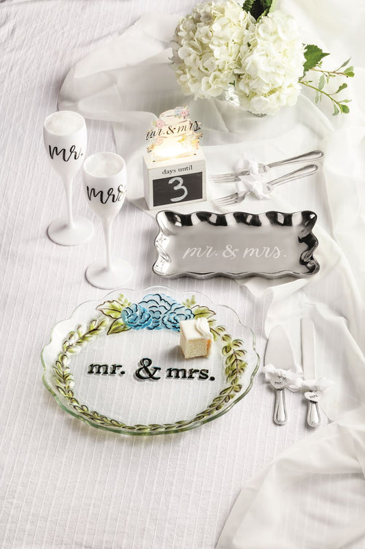 Mr. & Mrs. Flower Platter