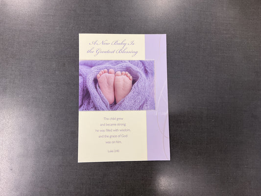 Religious New Baby Card