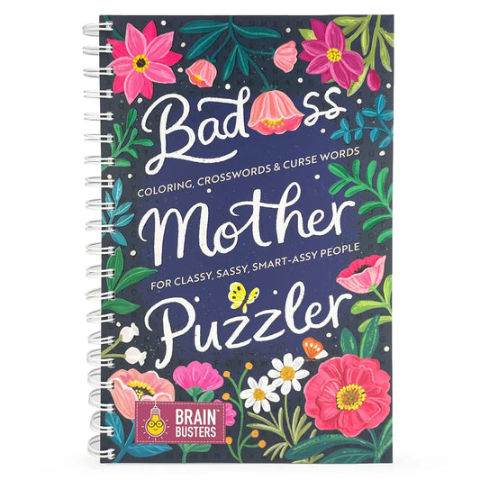Bad*Ss Mother Puzzle: Puzzles, Mazes, Crosswords, Word Games