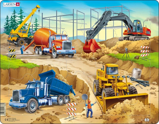 Construction 30 Piece Children's Educational Jigsaw Puzzle