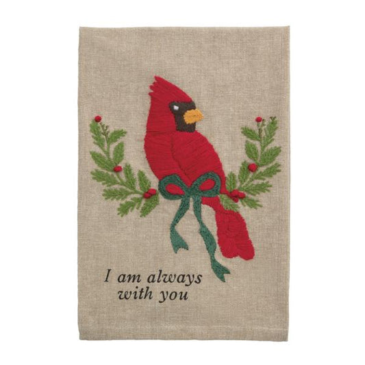 Cardinal Embroidered Towels