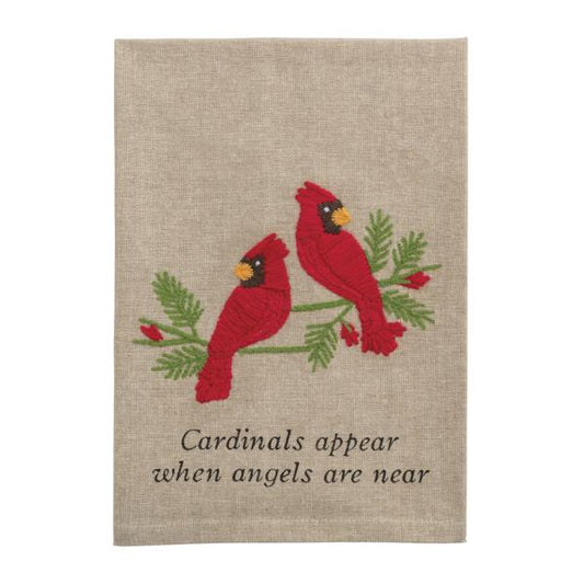 Cardinal Embroidered Towels