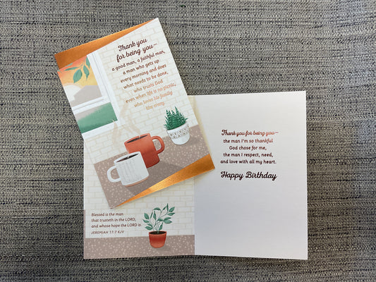 Religious Husband Birthday Card