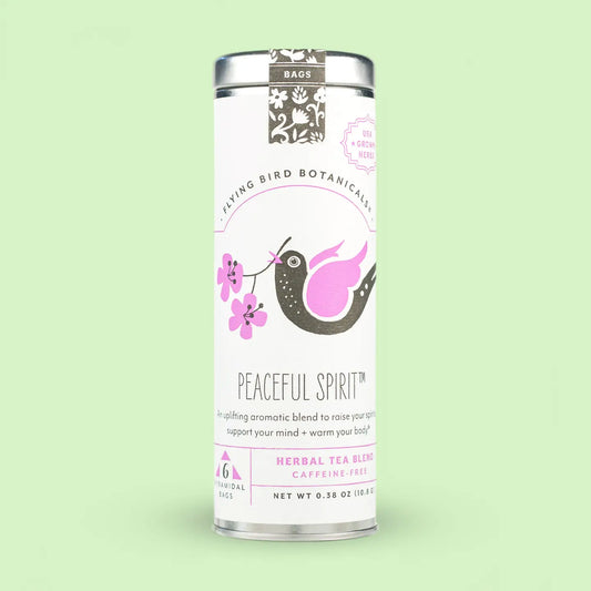 Flying Bird Botanicals 6 Tea Bag Tin