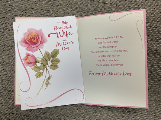 Wife - Mother’s Day Card