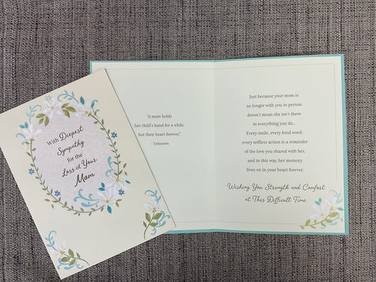 Loss of Mother - Sympathy Card