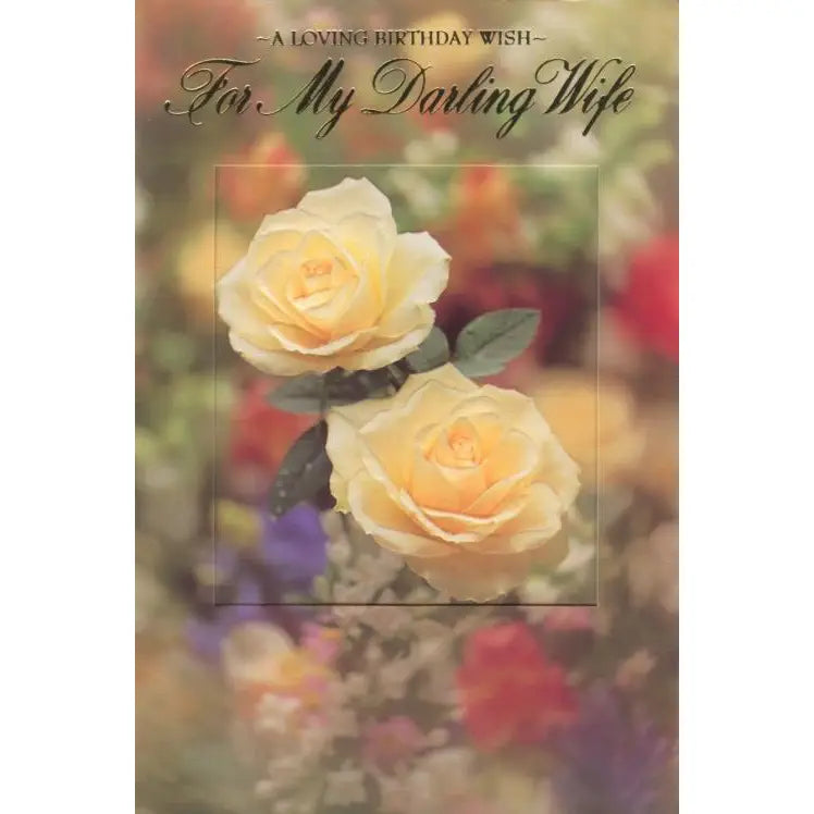 Wife Birthday Card