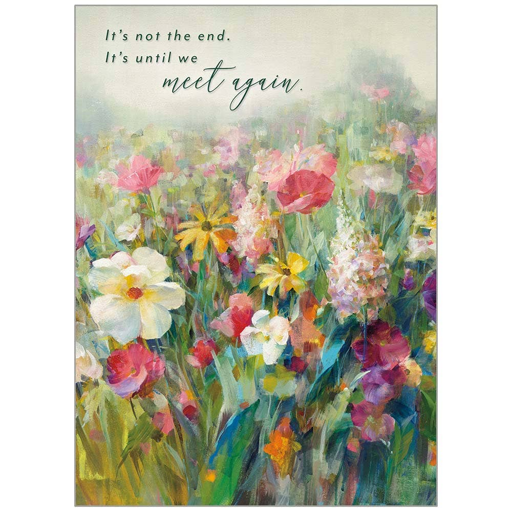 Mountain Meadows - Faith Sympathy Card