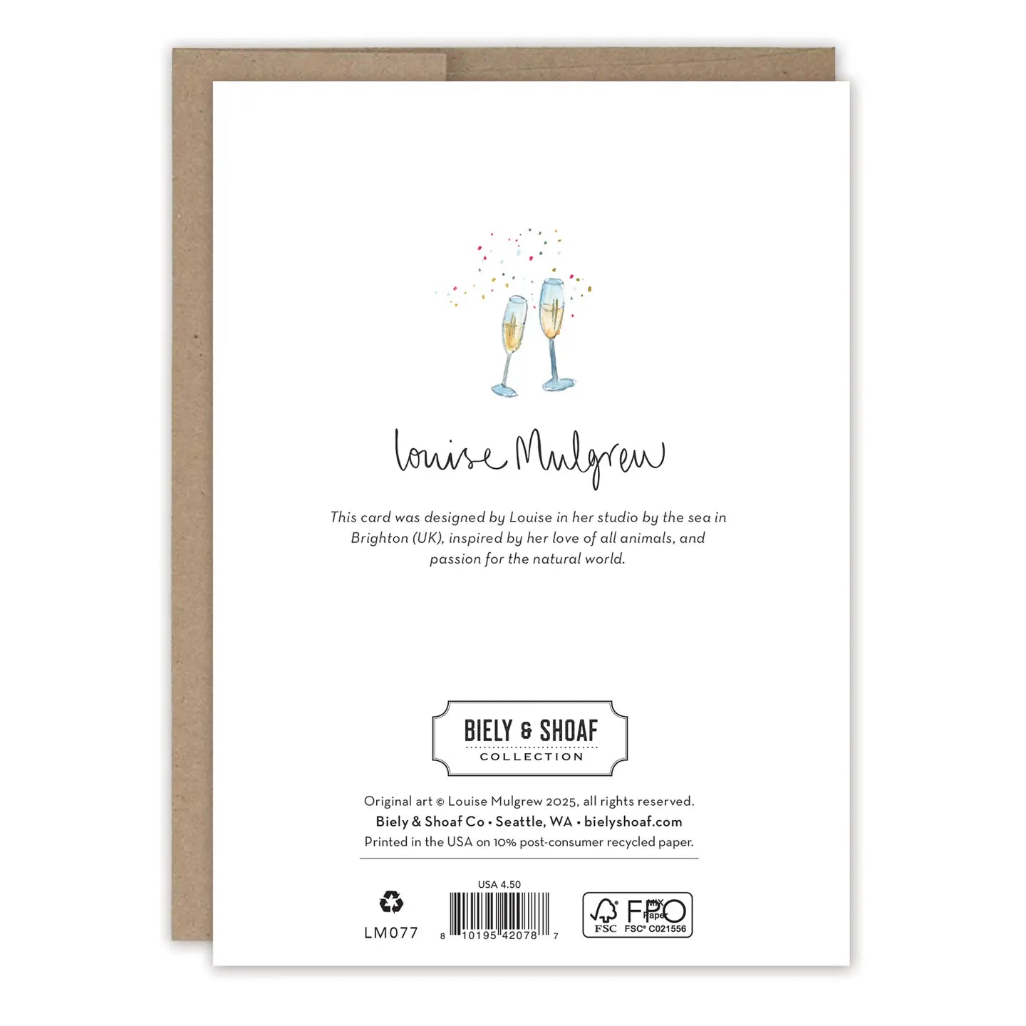 Champagne Anniversary Card