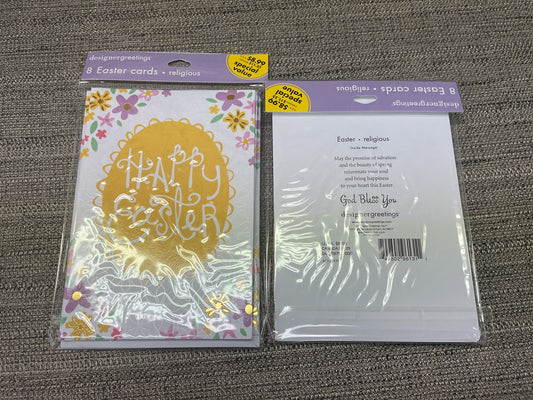 Religious Pack of 8 Easter Cards