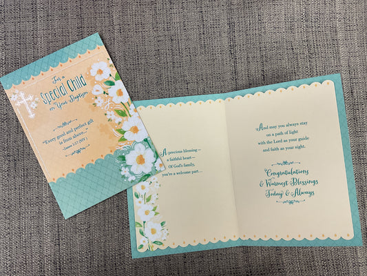 Child Baptism Card
