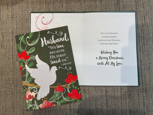 Husband Christmas Card