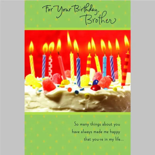 Brother Birthday Card