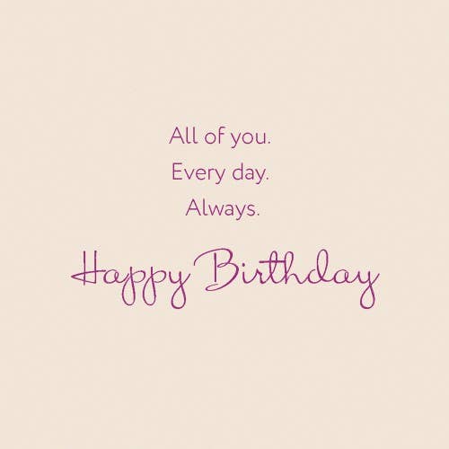 Wife Birthday Card