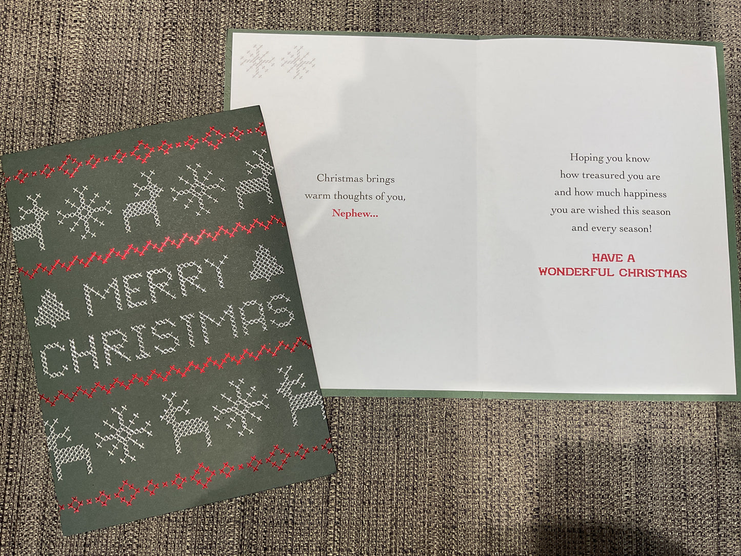 Nephew Christmas Card