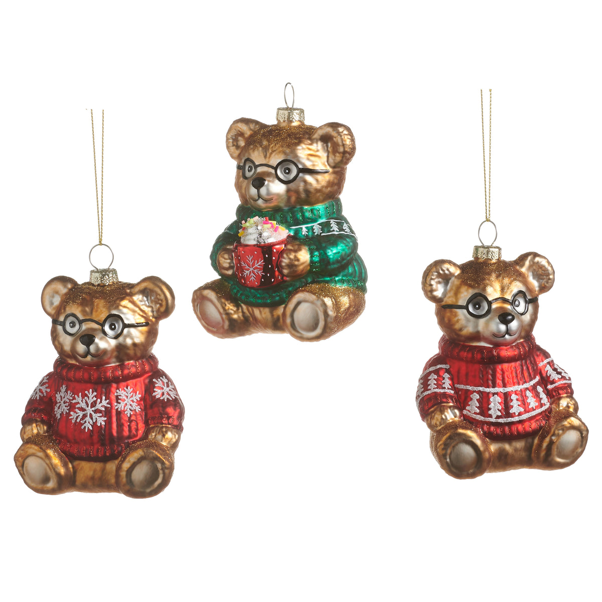 4" Beary Christmas Ornament