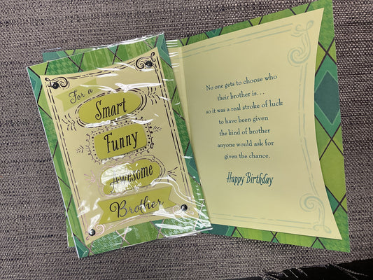 Brother Birthday Card
