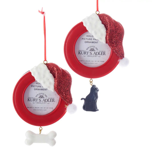 5" Resin Pet Picture Frame Ornament