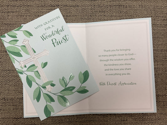Priest - Clergy Appreciation Card