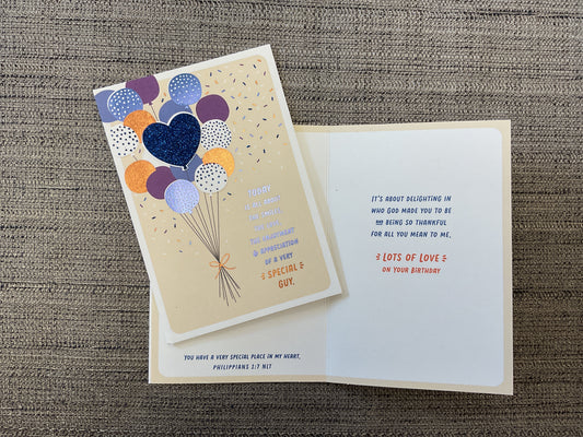 One I Love Religious Birthday Card