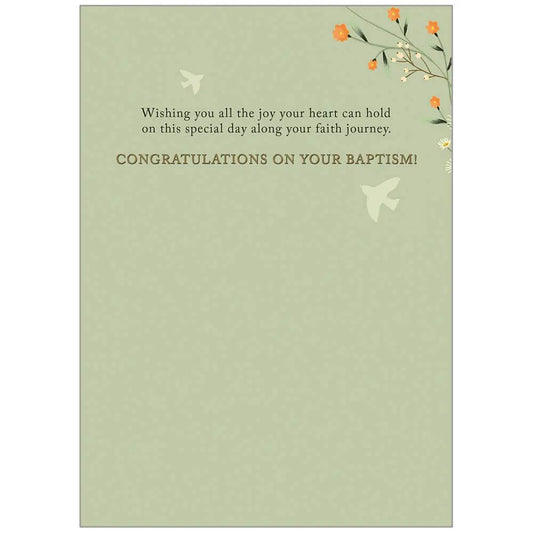 Little Church - Faith Baptism Card
