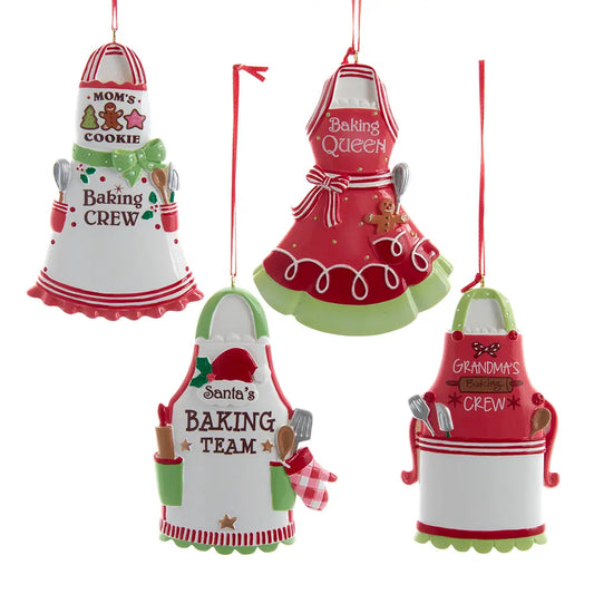 4"Resin Apron Ornament