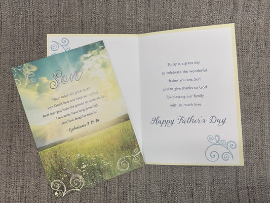 Son *Religious* - Father’s Day Card