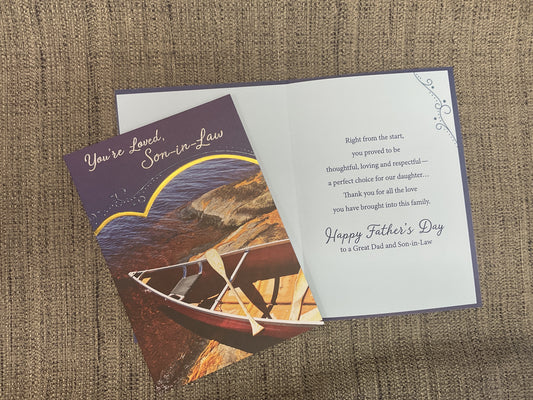 Son-in-Law - Father’s Day Card