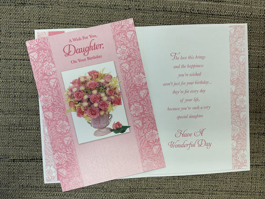 Daughter Birthday Card