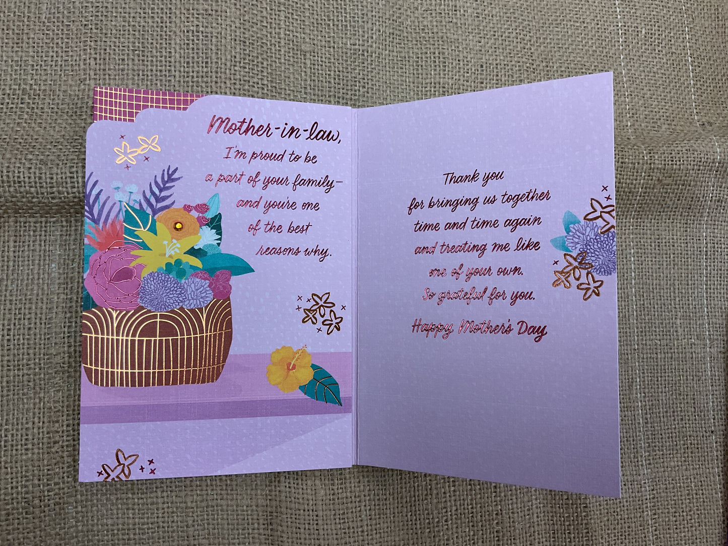 Mother-in-Law - Mother’s Day