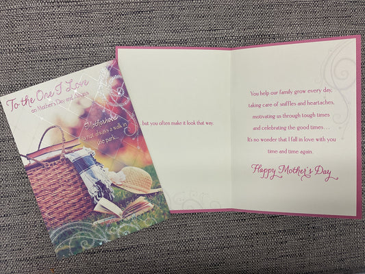 One I Love Mother’s Day Card