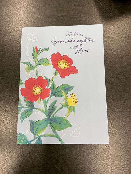 Granddaughter Birthday Card