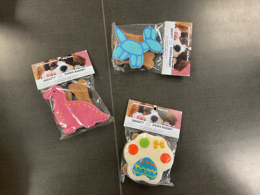 Iced Peanut Butter Dog Treats
