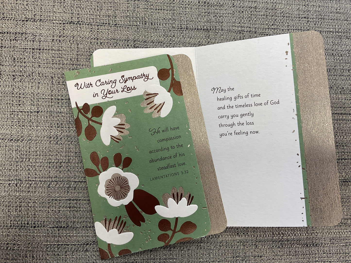 Religious Sympathy Card