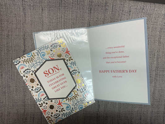 Son - Father’s Day Card