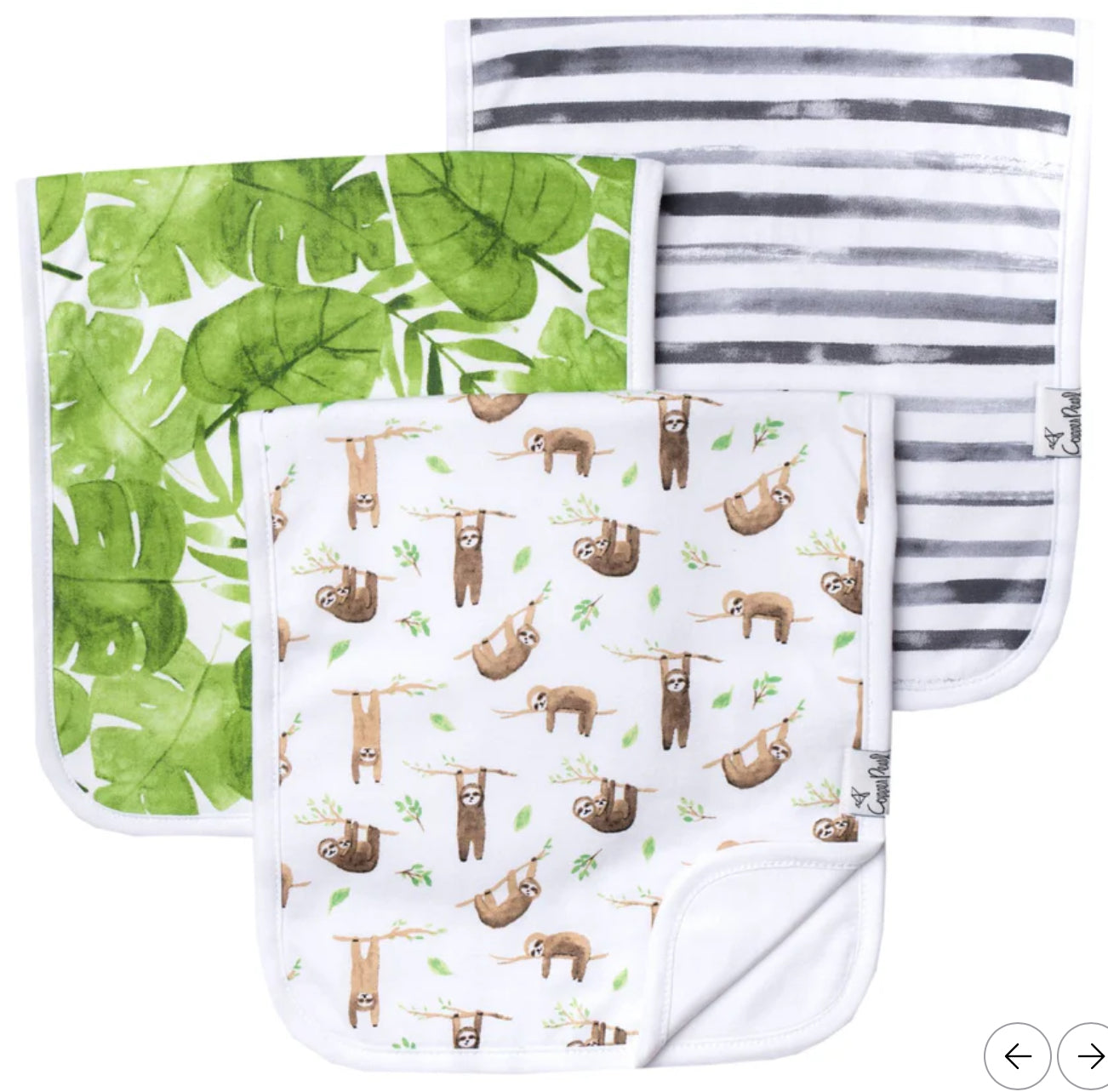 Copper Pearl Premium Burp Cloths