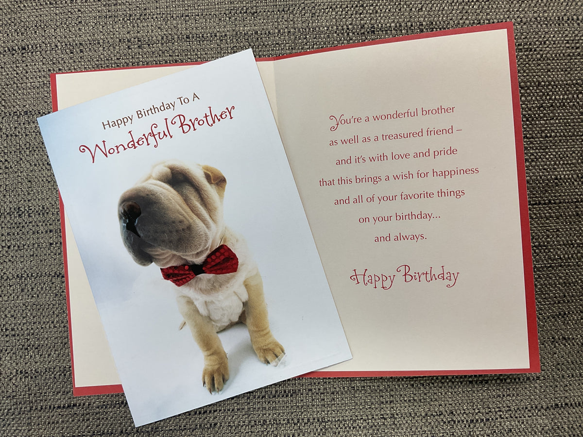 Brother Birthday Card